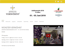Tablet Screenshot of muenster-verwoehnt.de